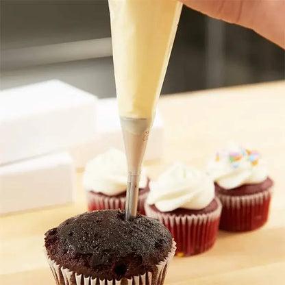 CreamCrafter – 6-Piece Stainless Steel Piping Nozzle Set