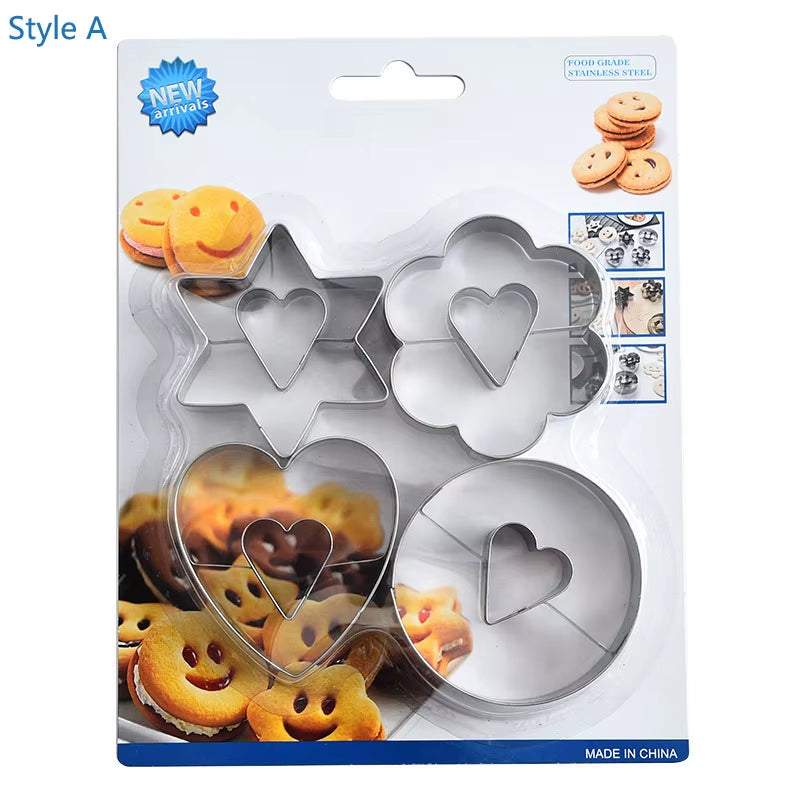 JoyWhisk – Stainless Steel Smile Cookie Cutter Set