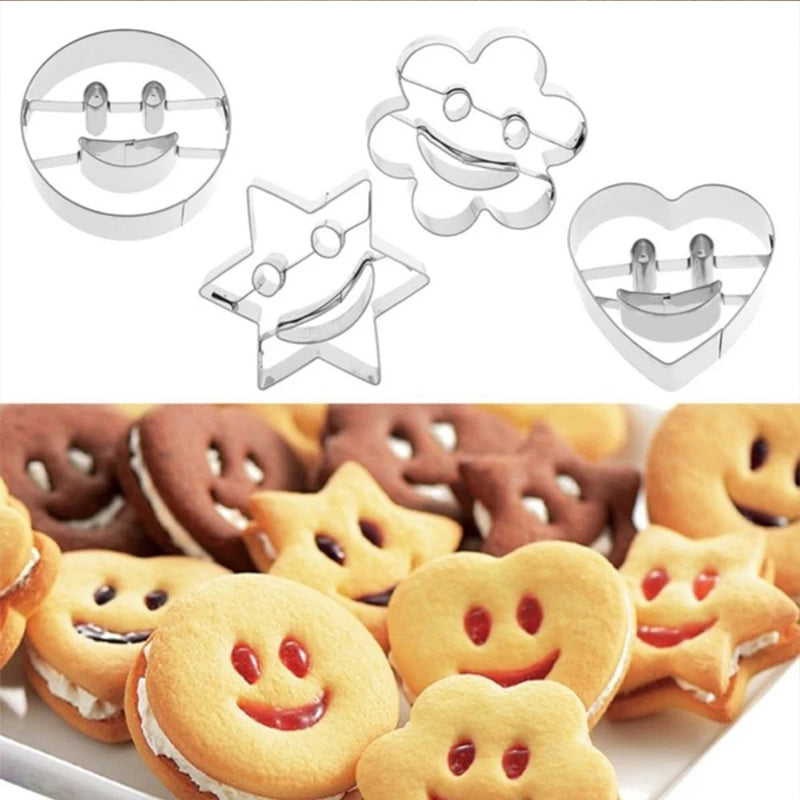 JoyWhisk – Stainless Steel Smile Cookie Cutter Set