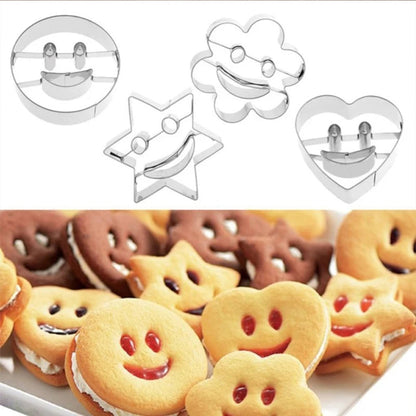 JoyWhisk – Stainless Steel Smile Cookie Cutter Set