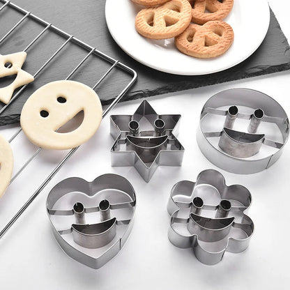 JoyWhisk – Stainless Steel Smile Cookie Cutter Set