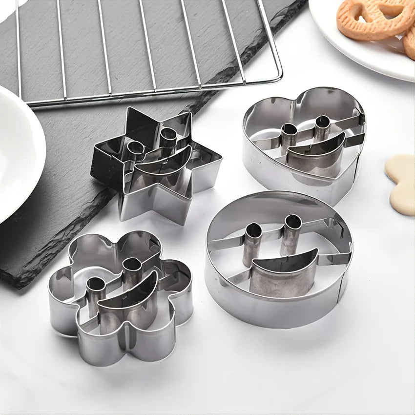JoyWhisk – Stainless Steel Smile Cookie Cutter Set