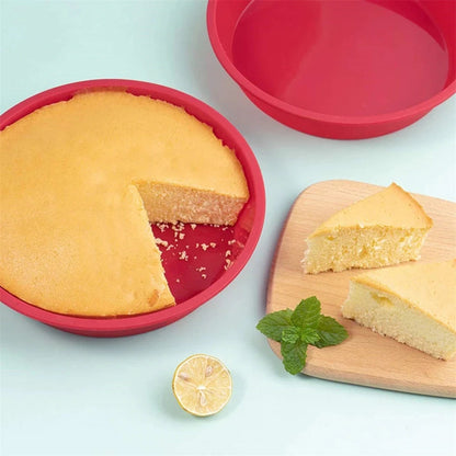 CiruBake – Nonstick Silicone Round Cake Mold Set