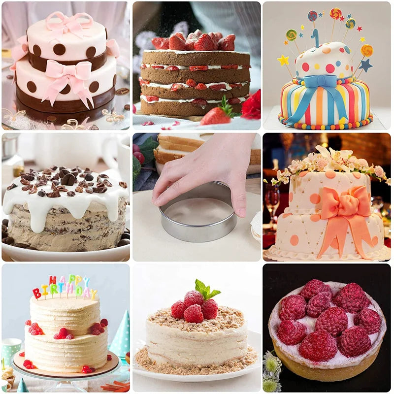 DoughLoom – Stainless Steel Round Pastry Cutter Set