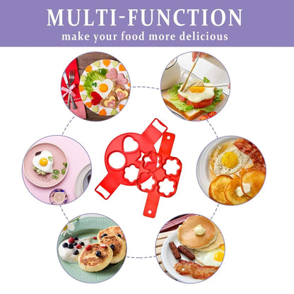 PanCrafter – Silicone Egg & Pancake Ring Set