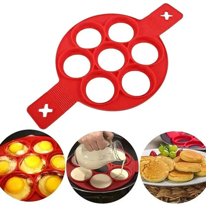 PanBliss – 7-Hole Silicone Pancake & Egg Mold