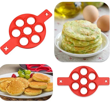 PanBliss – 7-Hole Silicone Pancake & Egg Mold