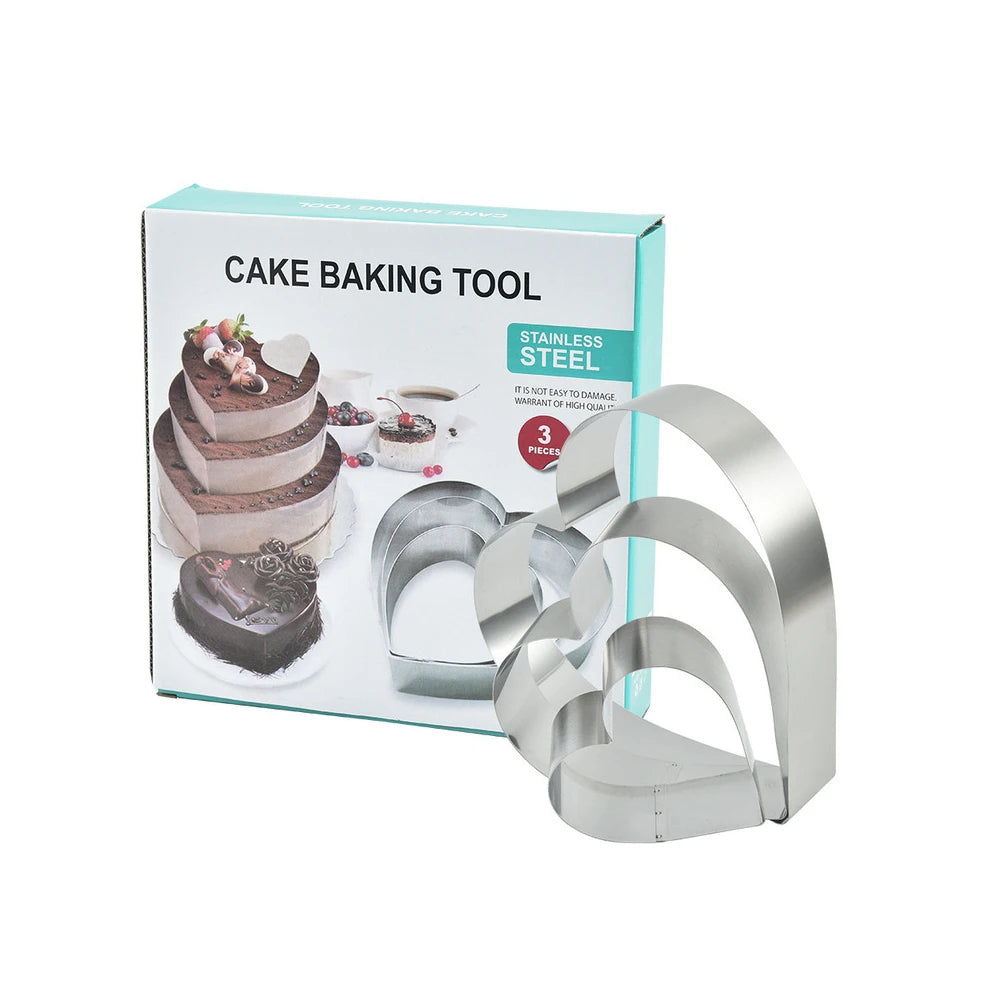 SweetForm – 3-Piece Stainless Steel Mousse