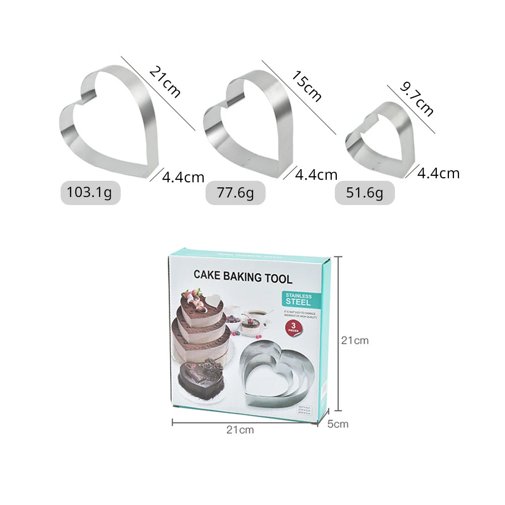 SweetForm – 3-Piece Stainless Steel Mousse