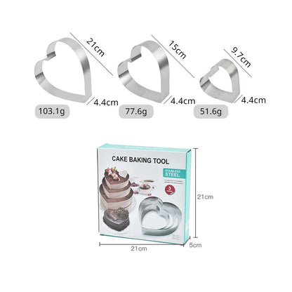 SweetForm – 3-Piece Stainless Steel Mousse