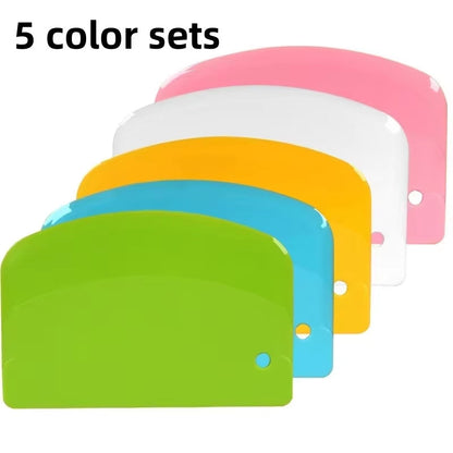 ChromaBake – Multi-Purpose Dough Scraper Set