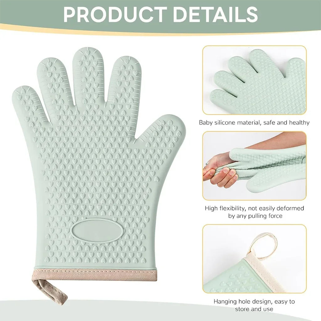 Heatora – Premium Silicone Heat Resistant Oven Glove 1pc