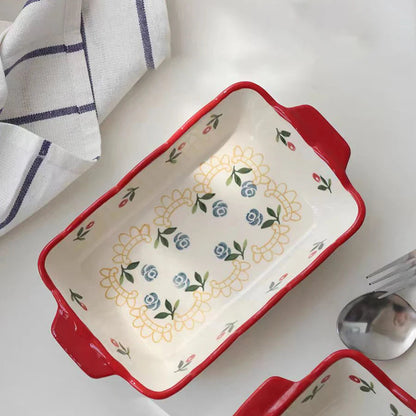 Cerava – Rectangular Ceramic Baking Dish with Handle