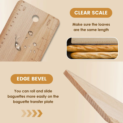 Doughverra – Beech Wood French Bread Transfer Peel