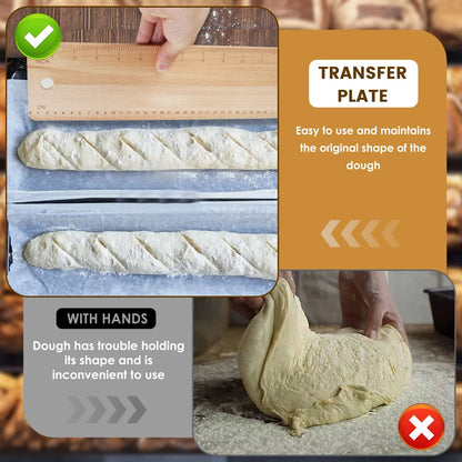 Doughverra – Beech Wood French Bread Transfer Peel