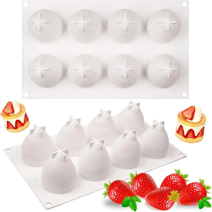 Strawvelle – Silicone Dessert Mold Kit
