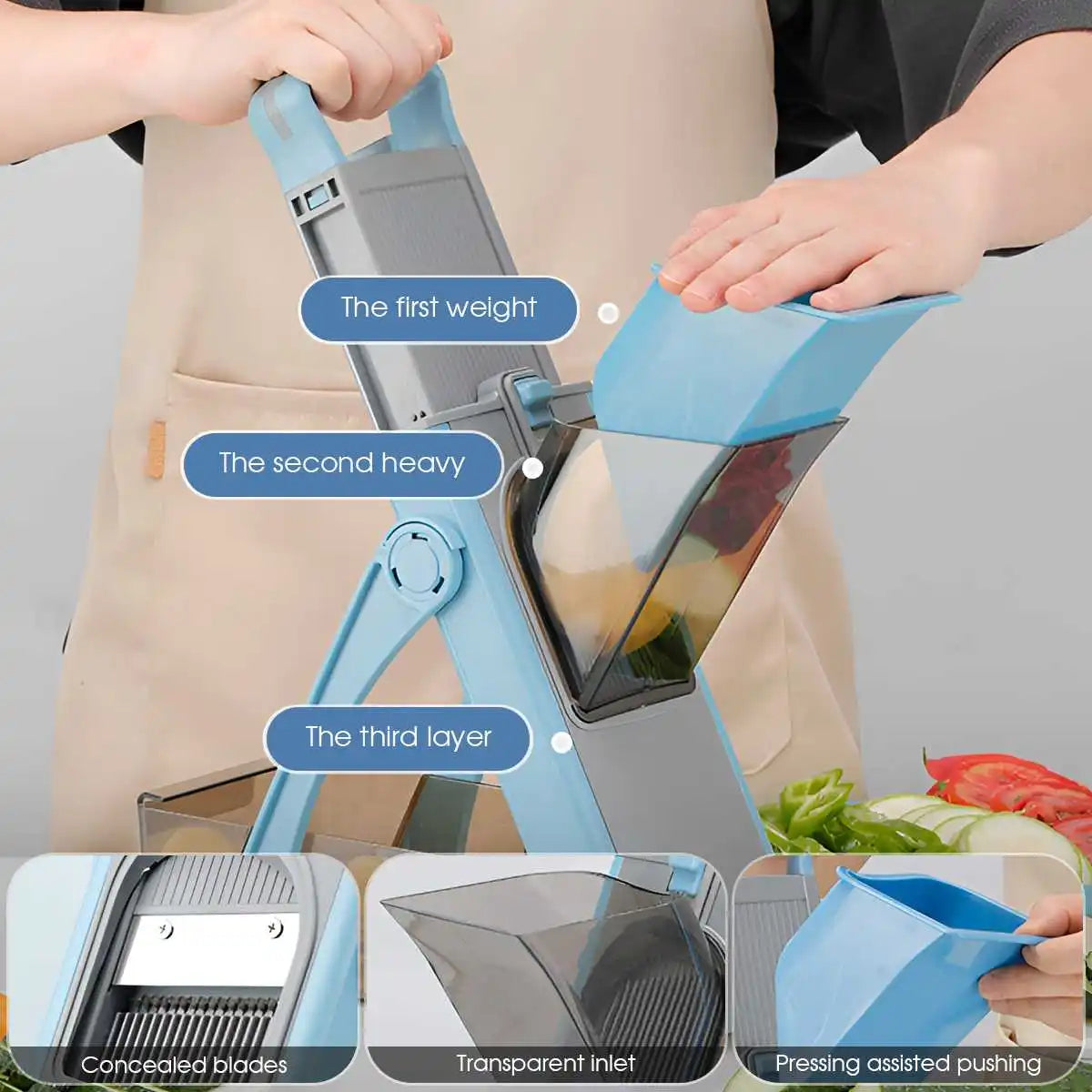 Zestora – Multifunctional Kitchen Vegetable Cutter