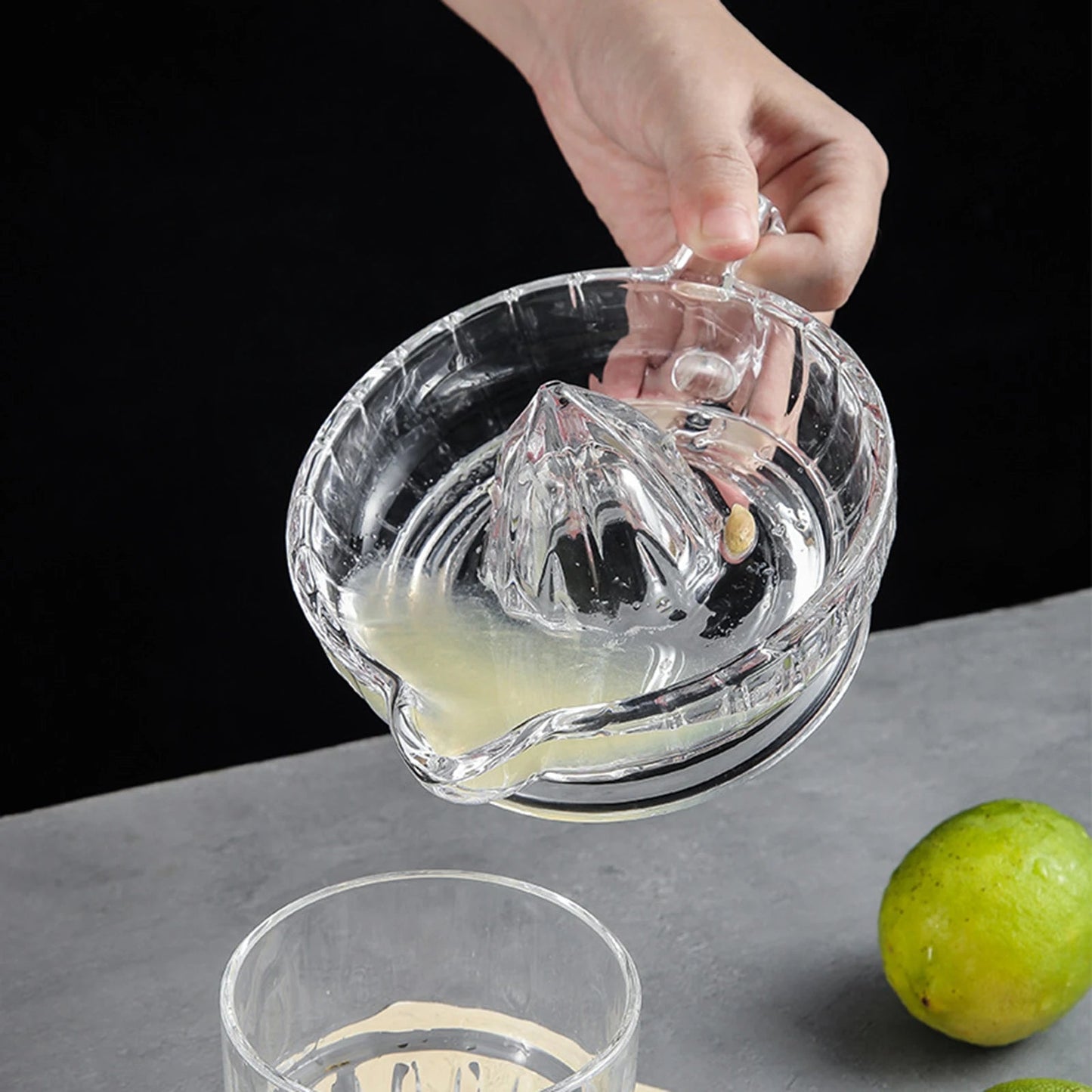 Citrava – Manual Glass Fruit Juice Squeezer