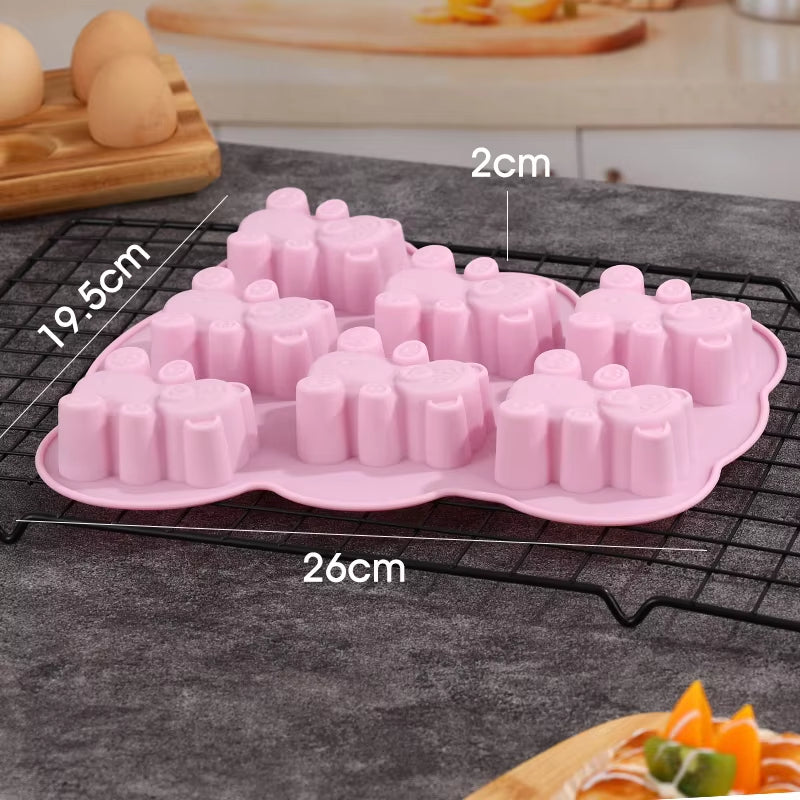 Beariva – 3D Lovely Bear Silicone Cake Mold