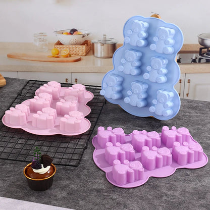 Beariva – 3D Lovely Bear Silicone Cake Mold