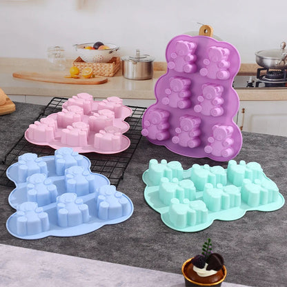Beariva – 3D Lovely Bear Silicone Cake Mold