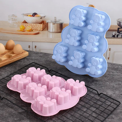 Beariva – 3D Lovely Bear Silicone Cake Mold
