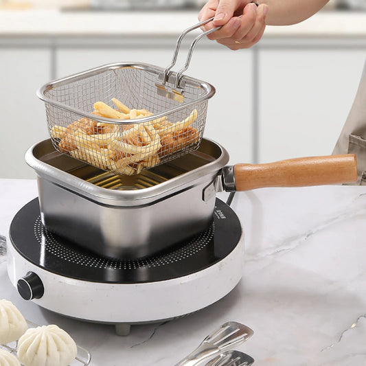 FryEase – Mini Multifunctional Deep Fryer Pot