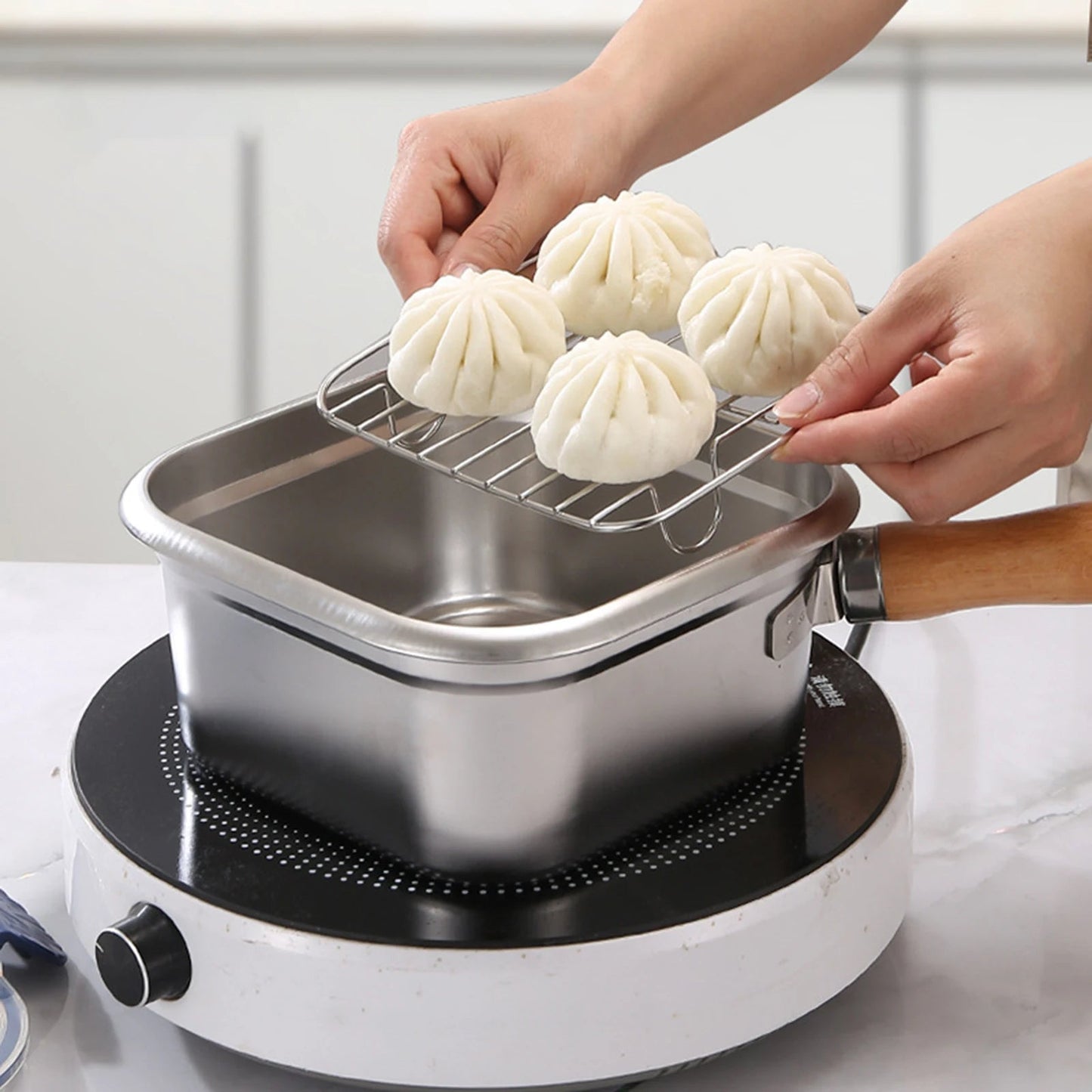 FryEase – Mini Multifunctional Deep Fryer Pot
