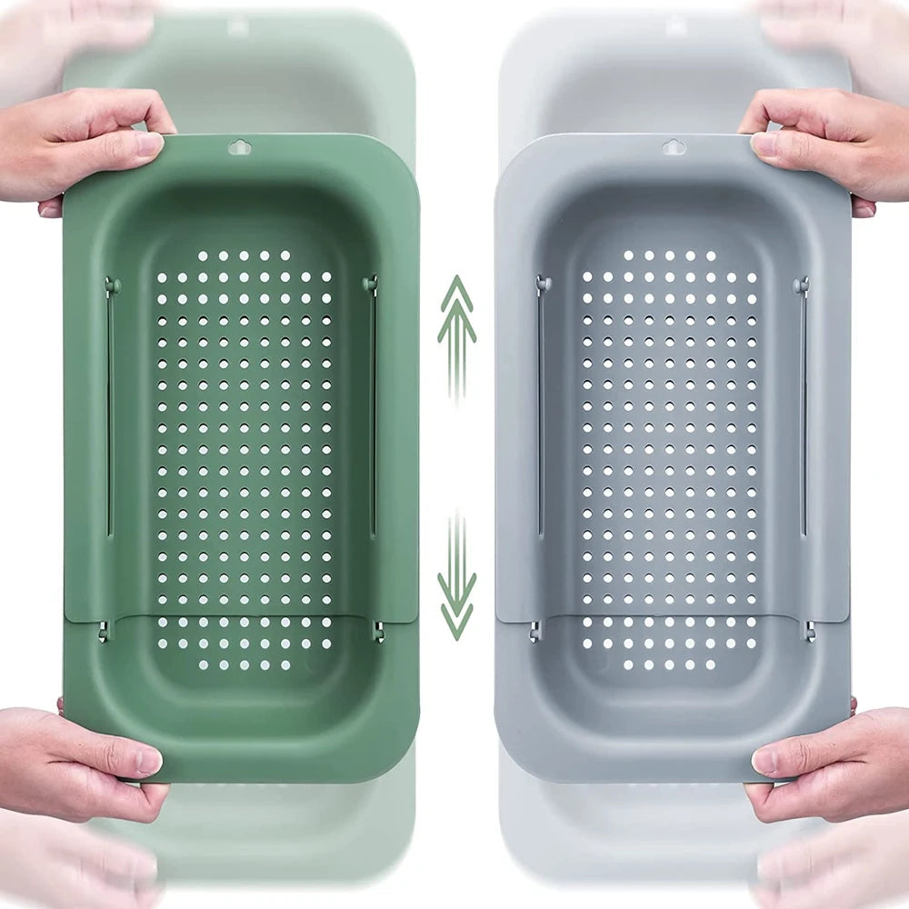 FlexiStrain – Over the Sink Collapsible Kitchen Colander