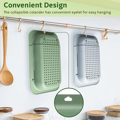 FlexiStrain – Over the Sink Collapsible Kitchen Colander