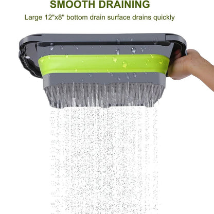 ExtendiStrain – Collapsible Colander with Extendable Handles