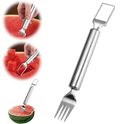SliceWave – Dual-Head Stainless Steel Watermelon Cutter