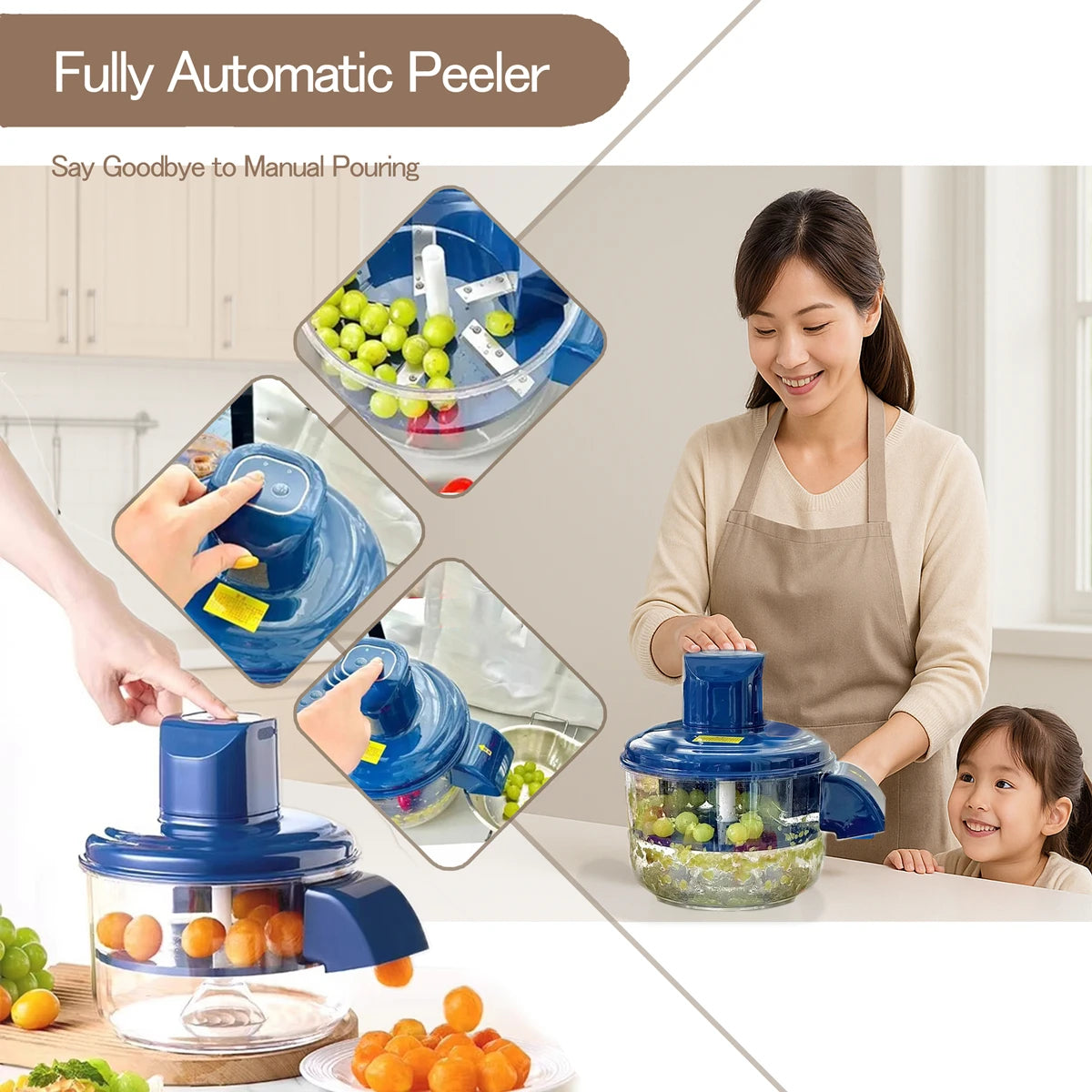 PeelSwift – Rechargeable Automatic Fruit Peeler