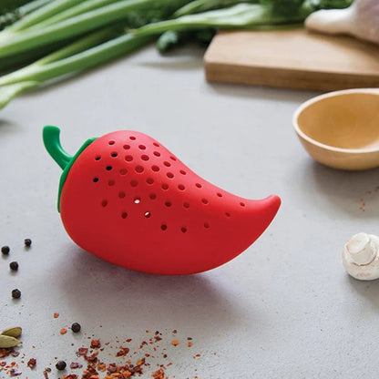 SpiceScoop – Chili-Shaped Silicone Spice Infuser
