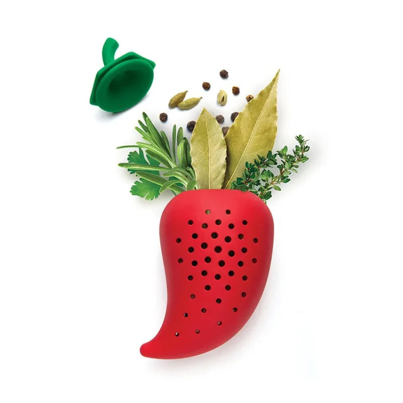 SpiceScoop – Chili-Shaped Silicone Spice Infuser