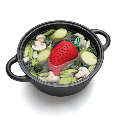 SpiceScoop – Chili-Shaped Silicone Spice Infuser