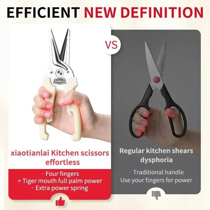 CuttyEase – Labor-Saving Stainless Steel Kitchen Shears