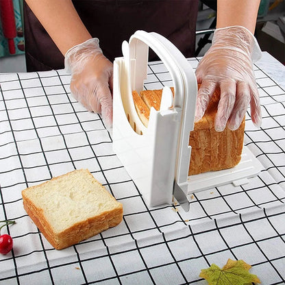 SliceGuide – Adjustable Foldable Bread Slicer for Homemade Loaves