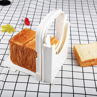 SliceGuide – Adjustable Foldable Bread Slicer for Homemade Loaves