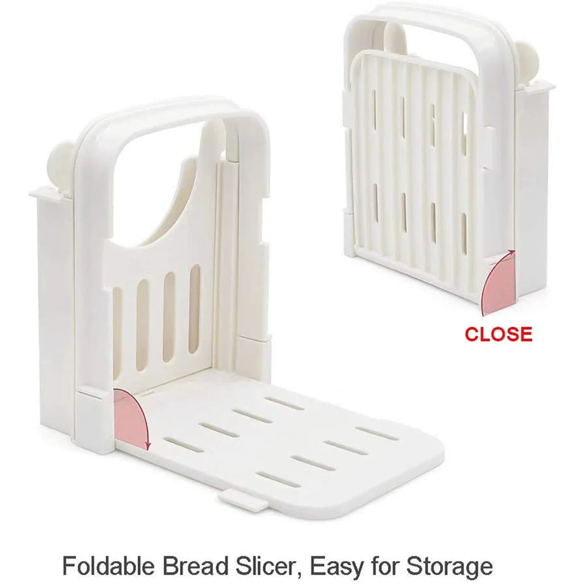 SliceGuide – Adjustable Foldable Bread Slicer for Homemade Loaves