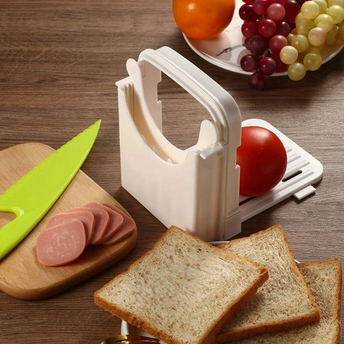 SliceGuide – Adjustable Foldable Bread Slicer for Homemade Loaves