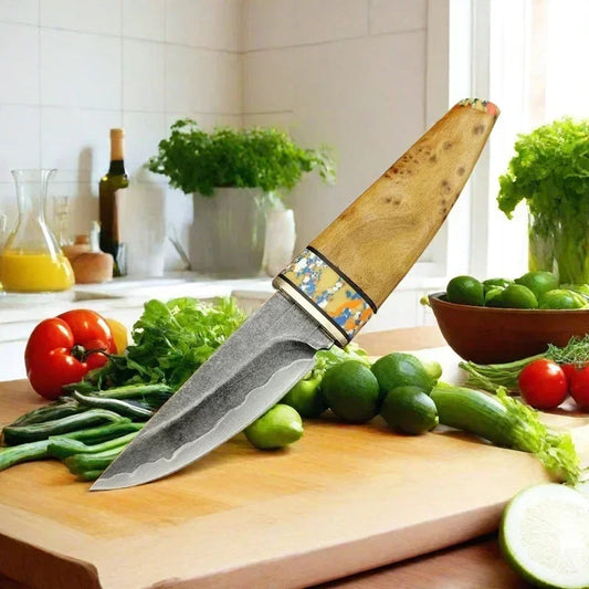 EdgeBloom – Composite Steel Fixed Blade Paring & Meat Knife