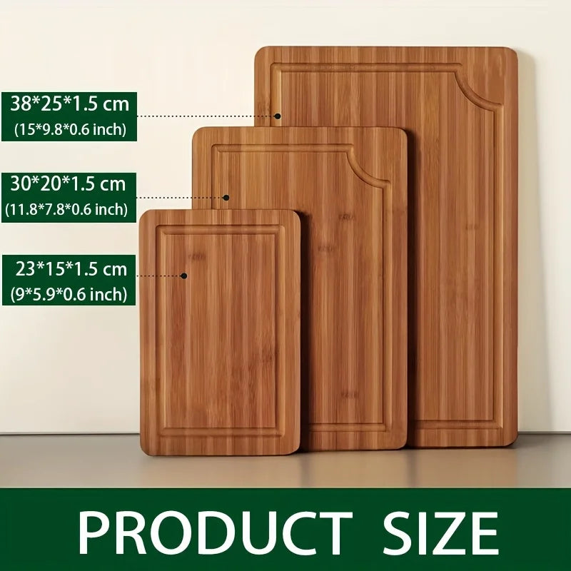 BambuChopa – Thick Premium Bamboo Cutting Board Set
