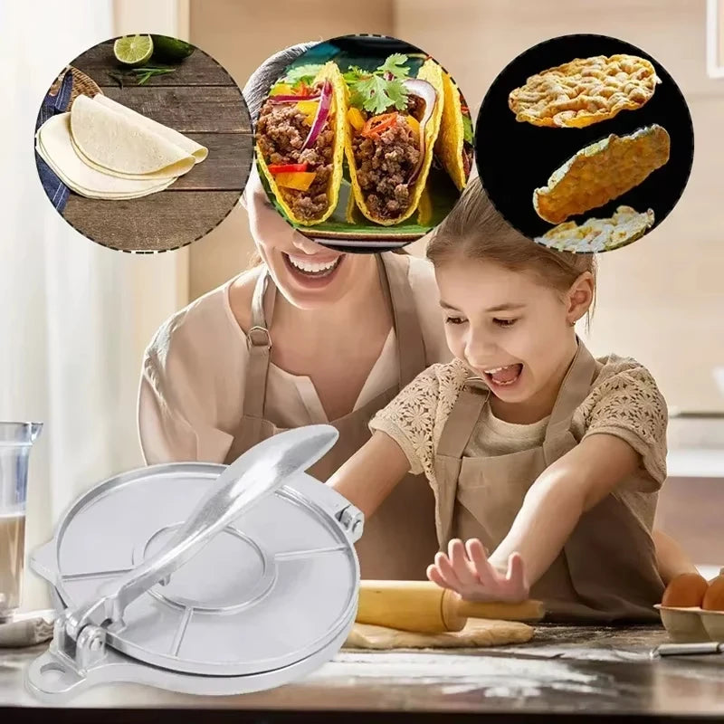 PressTortia – 16cm Manual Tortilla & Dough Press