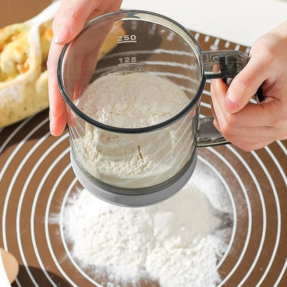 SiftMatea – Handheld Semi-Automatic Flour & Sugar Sieve