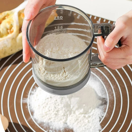 SiftMatea – Handheld Semi-Automatic Flour & Sugar Sieve