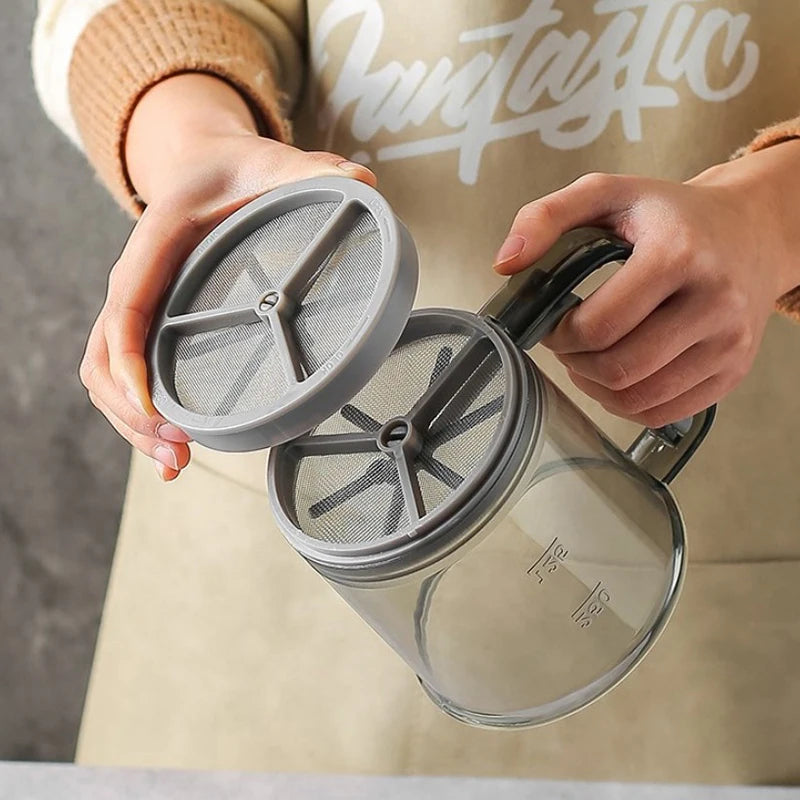 SiftMatea – Handheld Semi-Automatic Flour & Sugar Sieve