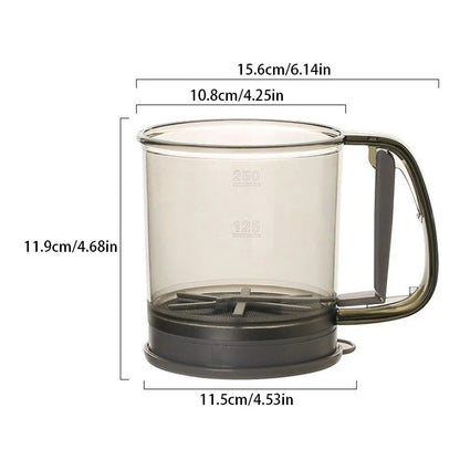 SiftMatea – Handheld Semi-Automatic Flour & Sugar Sieve