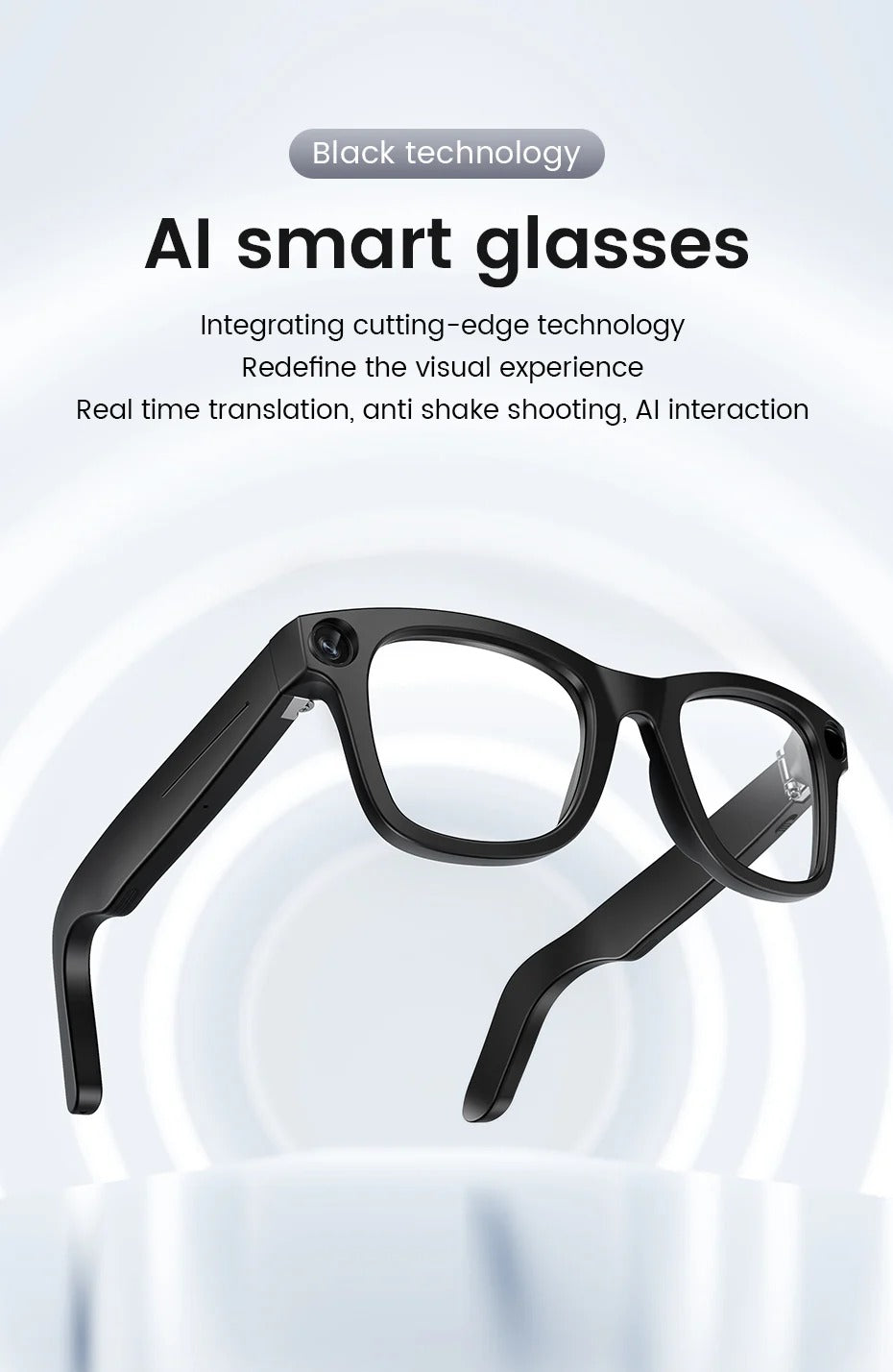 VisionPro – 4K Smart Camera Glasses