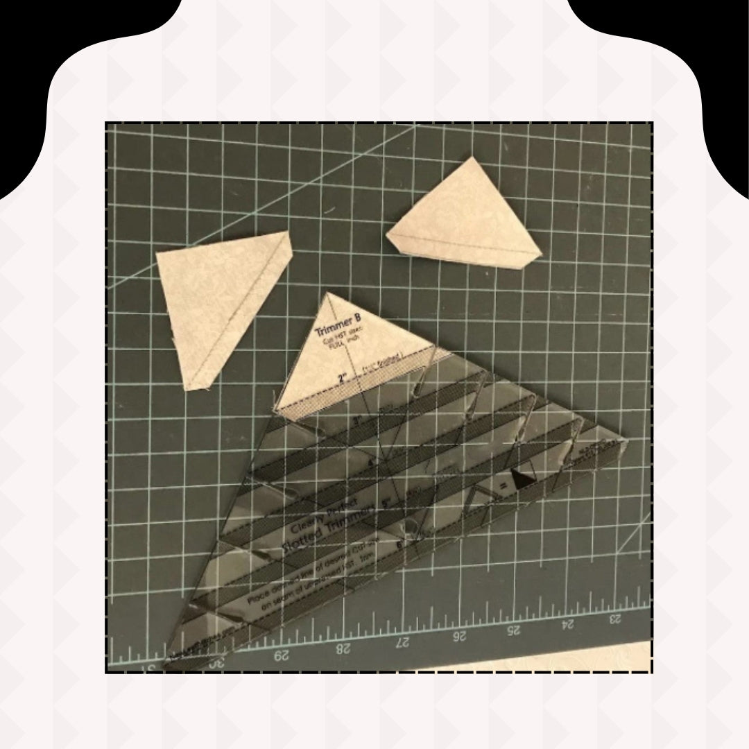 Slotted Quilting Ruler - Cut Perfect Triangles